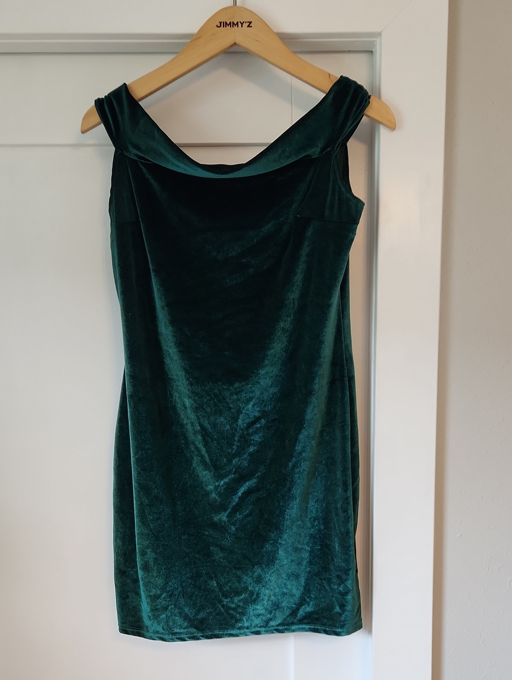 Urban Outfitters Emerald Green Velvet Midi Dress